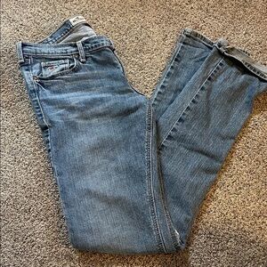Hollister vintage low rise 7long straight leg boot cut